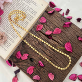 Vriksham Gold Plated Spiral Link Daily Wear Chain-G20041